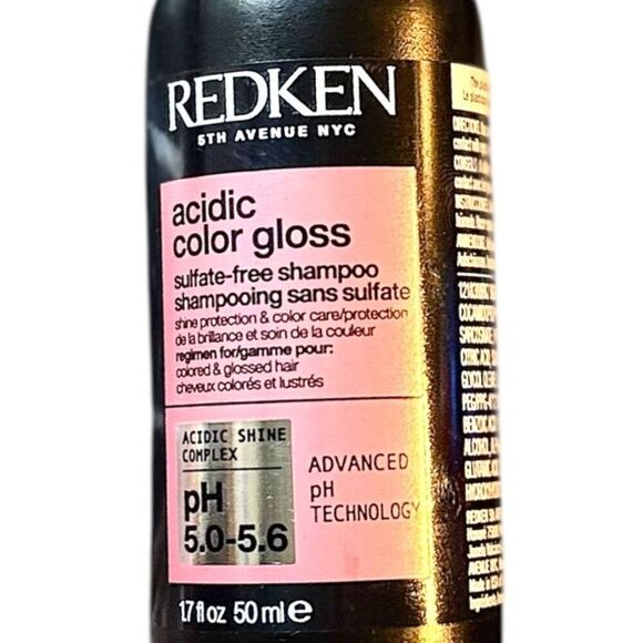 REDKEN Acidic Gloss High Shine Color Care Shampoo Conditioner Travel Set Sulfate - Picture 11 of 13